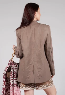 Malloni Jackets^Jacket Plagliaccio in Pecan