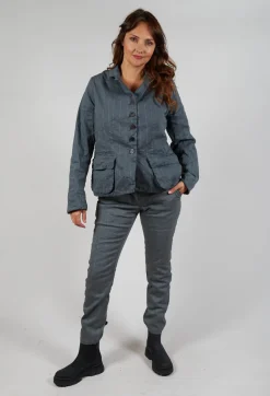 Hannoh Wessel Jackets^Jacket Vittorina in Zinc Stripe