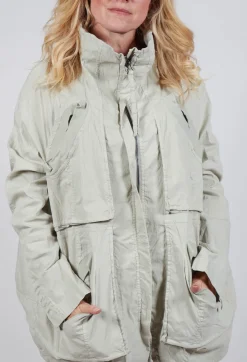 Rundholz Dip Jackets^Jacket with Bleached Stitching in Eraser
