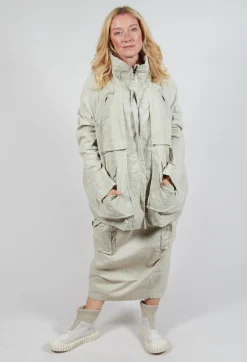 Rundholz Dip Jackets^Jacket with Bleached Stitching in Eraser