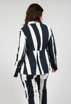 Rundholz Black Label Jackets^Jacket with Feature Pockets in Black Print