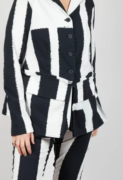 Rundholz Black Label Jackets^Jacket with Feature Pockets in Black Print