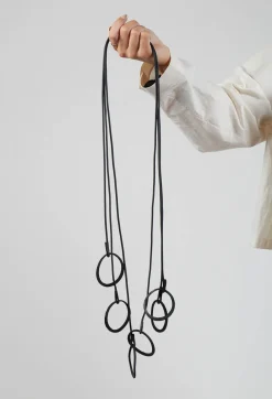 Papucei Necklaces^Jacob Necklace in Black