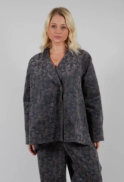 Amici Jackets^Jacquard Blazer in Iron