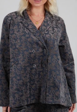 Amici Jackets^Jacquard Blazer in Iron