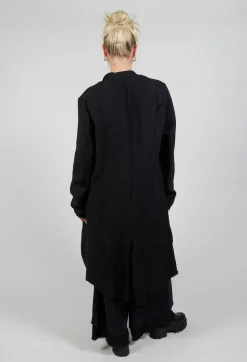 Sanctamuerte Jackets^Jacquard Jacket in Riciclato Nero