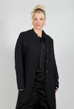 Sanctamuerte Jackets^Jacquard Jacket in Riciclato Nero