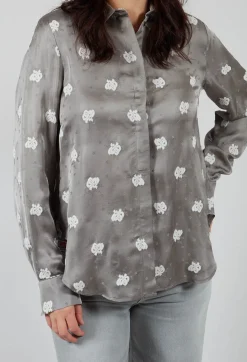 Sfizio Shirts & Blouses^Jacquard Shirt in Graphite
