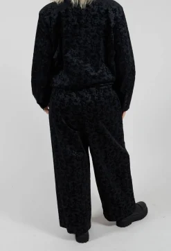Amici Trousers^Jacquard Trousers in Black