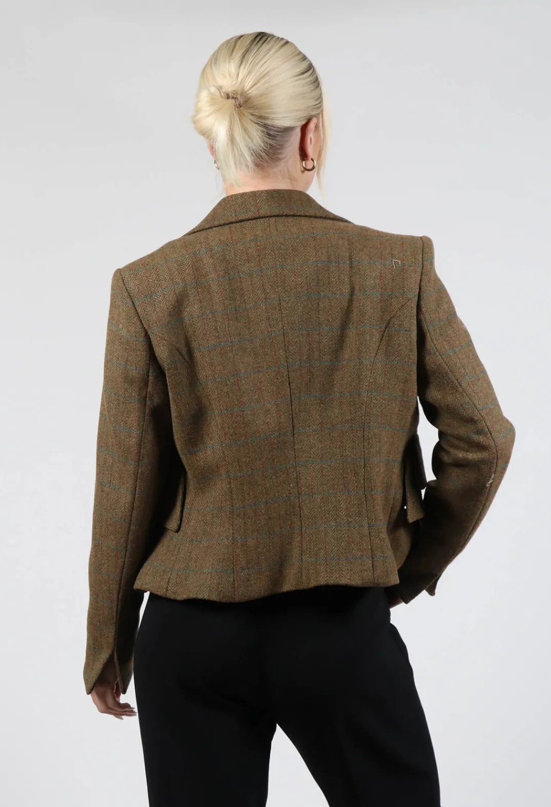 T.ba Jackets^Jazz Jacket in Brown Tweed