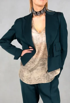 T.ba Jackets|Co-ords & Suits^Jazz Jacket in Petroleum