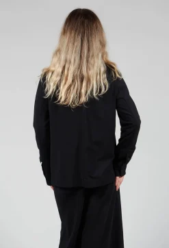 Sarah Pacini Jackets^Jersey Blazer with Front Pocket in Black