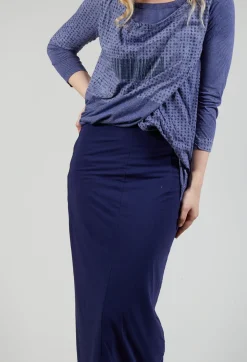 Rundholz Black Label Skirts^Jersey Double Layered Pencil in Azur
