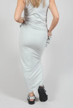 Rundholz Black Label Skirts^Jersey Double Layered Pencil in Grey