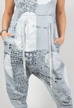 Rundholz Black Label Jumpsuits^Jersey Drop Crotch Jumpsuit in Ice Print