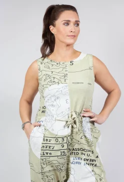 Rundholz Black Label Jumpsuits^Jersey Drop Crotch Jumpsuit in Pearl Print