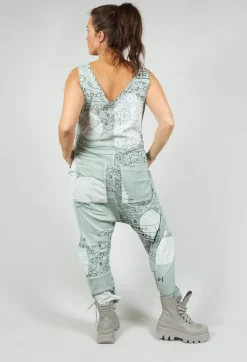 Rundholz Black Label Jumpsuits^Jersey Drop Crotch Jumpsuit in Sky Print