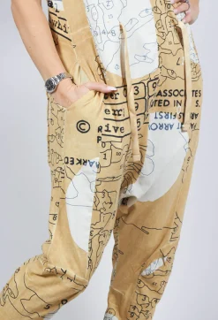 Rundholz Black Label Jumpsuits^Jersey Drop Crotch Jumpsuit in Corn Print