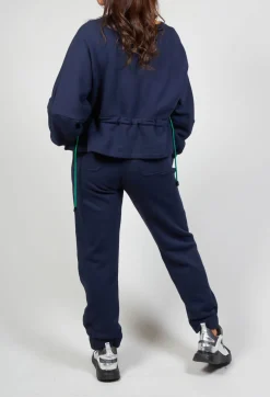 Malloni Co-ords & Suits^Jersey Jumper in Phoenix Bleu