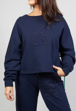 Malloni Co-ords & Suits^Jersey Jumper in Phoenix Bleu