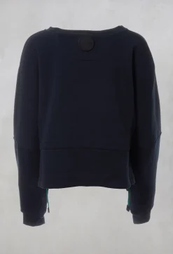 Malloni Co-ords & Suits^Jersey Jumper in Phoenix Bleu