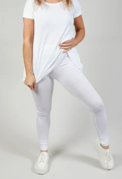 Rundholz Black Label Leggings^Jersey Leggings in White