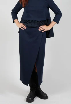 Mei Meij Skirts^Jersey Pencil Skirt in Blue Nights