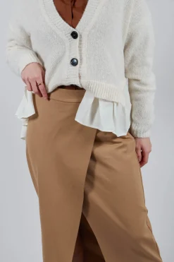 Mei Meij Skirts^Jersey Pencil Skirt in Camel