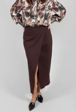 Mei Meij Skirts^Jersey Pencil Skirt in Java