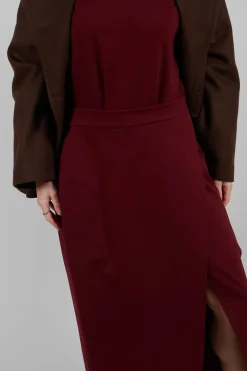 Mei Meij Skirts^Jersey Pencil Skirt in Rumba
