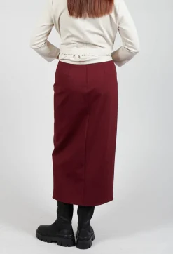 Mei Meij Skirts^Jersey Pencil Skirt in Rumba
