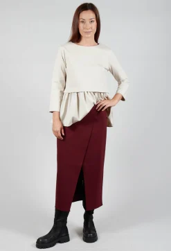 Mei Meij Skirts^Jersey Pencil Skirt in Rumba