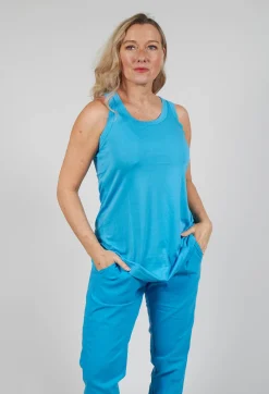 Rundholz Black Label Tops^Jersey Sleeveless Top in Malibu