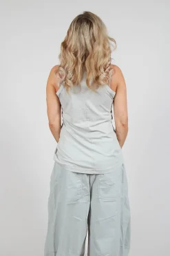 Rundholz Black Label Tops^Jersey Sleeveless Top in Grey