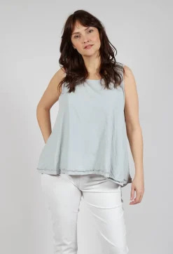Rundholz Black Label Tops^Jersey Tank Top in Grey
