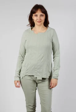 Rundholz Black Label Tops^Jersey Top with Exposed Seams in Defender