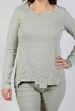 Rundholz Black Label Tops^Jersey Top with Exposed Seams in Defender