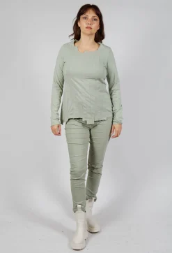 Rundholz Black Label Tops^Jersey Top with Exposed Seams in Defender