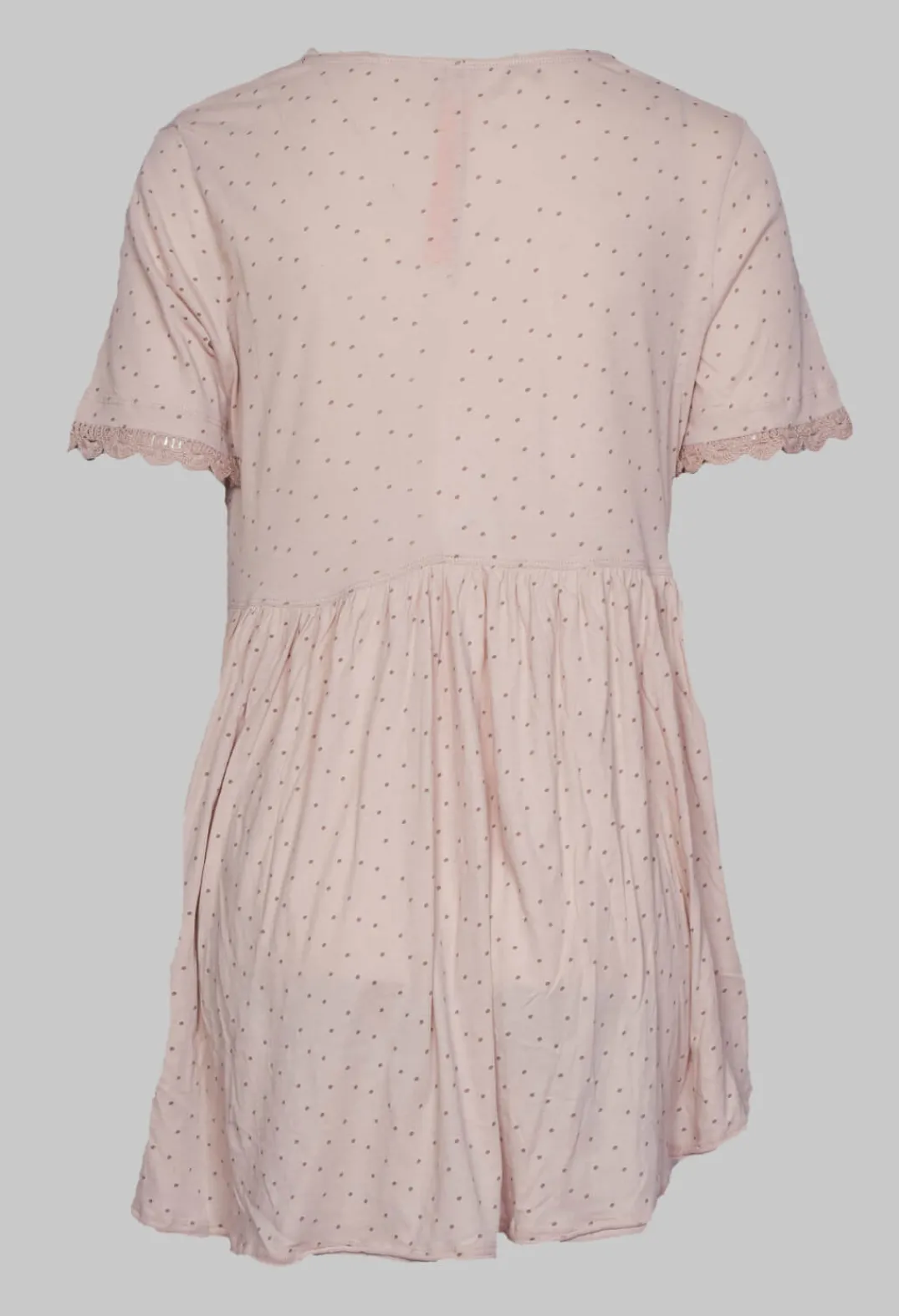 Ewa I Walla Shirts & Blouses^Jersey Top with Flared Hemline in Dots