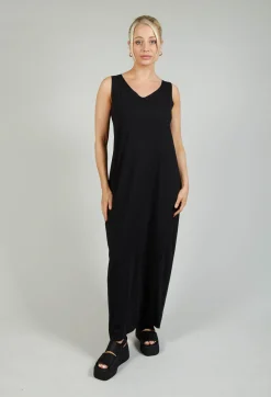 Bize Dresses^Jersey Vest Dress in Black
