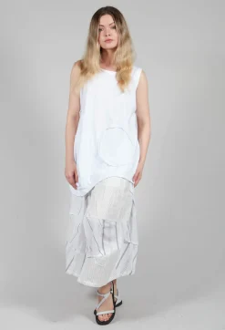 Moyuru Jumpers^Jersey Vest Top in White