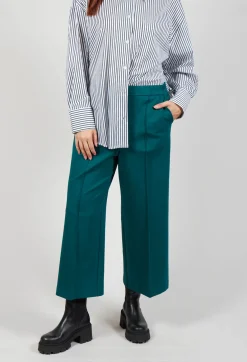Mei Meij Trousers^Jersey Wide Leg Trousers in Ottanio