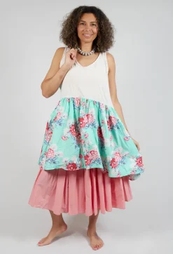Ewa I Walla Tops^Jill Tunic in Turquoise Flower