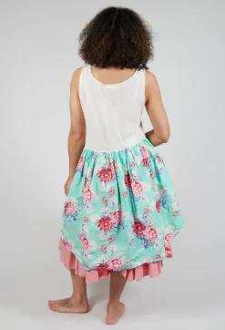 Ewa I Walla Tops^Jill Tunic in Turquoise Flower