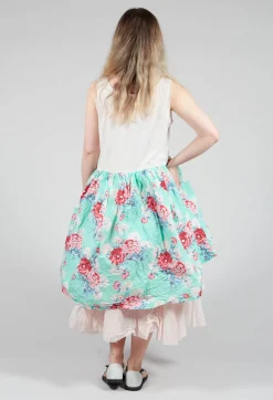 Ewa I Walla Tops^Jill Tunic in Turquoise Flower