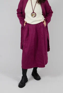 Hannoh Wessel Skirts^Jleana Skirt in Mulberry Stripe