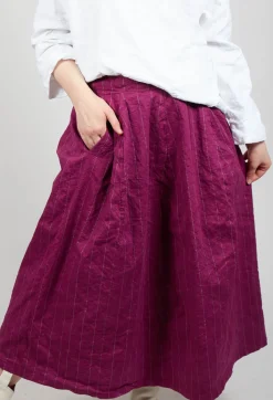 Hannoh Wessel Skirts^Jleana Skirt in Mulberry Stripe