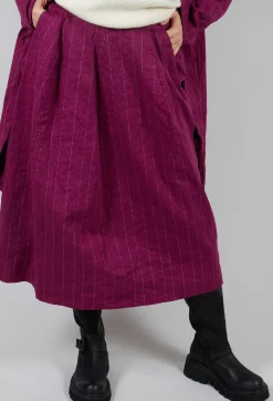 Hannoh Wessel Skirts^Jleana Skirt in Mulberry Stripe