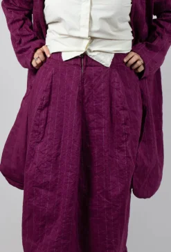 Hannoh Wessel Skirts^Jleana Skirt in Mulberry Stripe