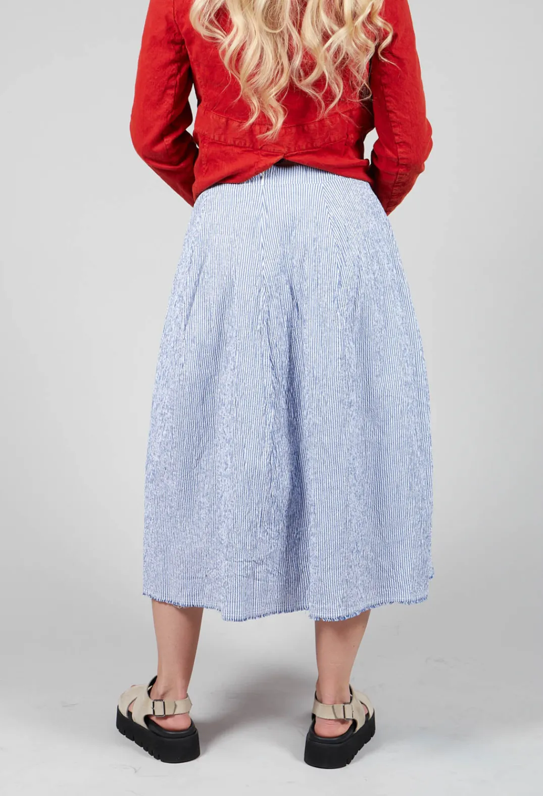 Hannoh Wessel Skirts^Jola Skirt in Blue Stripes
